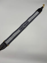 Load image into Gallery viewer, Dior Shoulder guitar strap blue and black