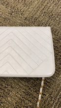 Load image into Gallery viewer, Chanel White Matelasse flap shoulder bag