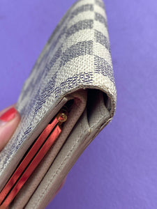 Louis Vuitton French Kisslock wallet azur