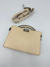 Load image into Gallery viewer, Fendi Gray Mini Peekaboo top handle crossbody