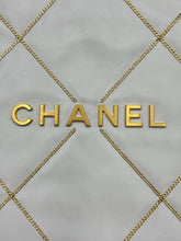 Load image into Gallery viewer, Chanel 22 White Hobo limited edition chain link with pouch