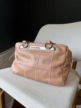 Load image into Gallery viewer, Chanel beige Whipstitch quilted shoulder tote