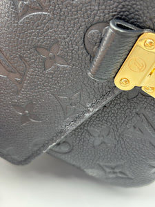 Louis Vuitton East West Pochette metis black empreinte monogram
