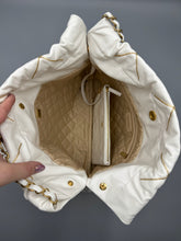 Load image into Gallery viewer, Chanel 22 White Hobo limited edition chain link with pouch