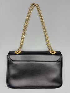 Gucci Azalea Calfskin Small Marina Chain Shoulder Bag Black