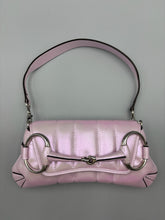 Load image into Gallery viewer, Gucci pink Irredescent Horsebit shoulder bag