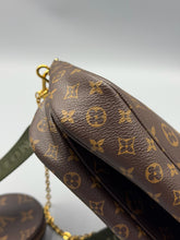 Load image into Gallery viewer, Louis Vuitton Multi Pochette khaki monogram with strap