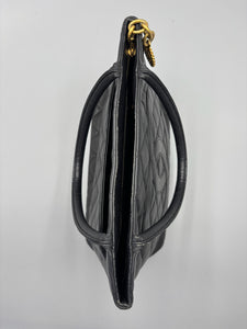 Chanel Caviar Medallion black tote with GHW