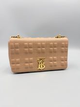 Load image into Gallery viewer, Burberry Lola medium dark beige quilted crossbody