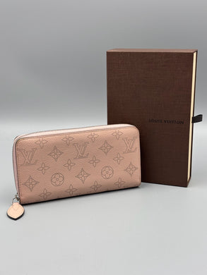 Louis Vuitton Zippy mahina wallet pink