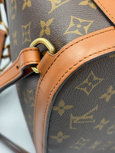 Reverse monogram Louis Vuitton dauphine backpack