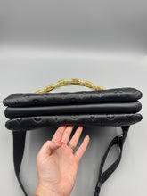 Load image into Gallery viewer, Louis Vuitton Coussin MM black monogram with straps