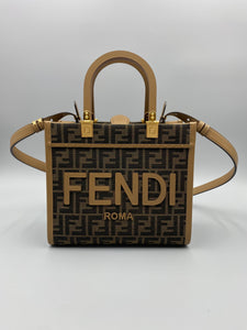 Fendi Sunshine Small FF tote with strap