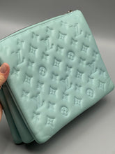 Load image into Gallery viewer, Louis Vuitton Coussin PM bright blue with multi chain and strap