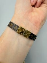 Load image into Gallery viewer, Louis Vuitton LV Circle wrap bracelet monogram with red - small