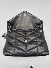 Load image into Gallery viewer, YSL Saint Laurent Medium LouLou Black puffer bag