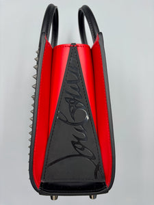 Christian Louboutin Mini Paloma Suede Embellished tote with strap