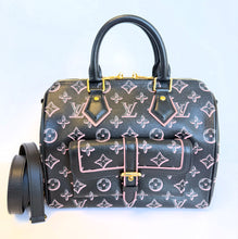 Load image into Gallery viewer, Louis Vuitton Speedy 25 Fall for You Banouliere black monogram with strap