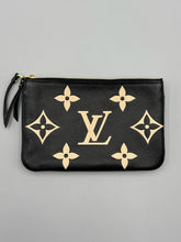 Load image into Gallery viewer, Louis Vuitton double Pochette Black bicolore with strap
