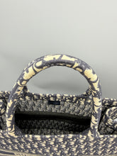 Load image into Gallery viewer, Christian Dior Large Oblique Navy book tote