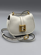 Load image into Gallery viewer, Fendi White Leather C'Mon Nano shoulder / belt / crossbody bag