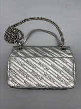 Load image into Gallery viewer, Balenciaga BB two-way silver chain crossbody / shoulder bag