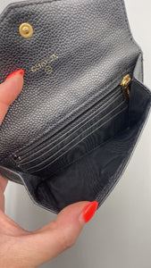 Chanel Timeless CC Caviar flap wallet/cardholder