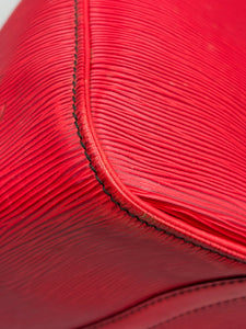 Louis Vuitton Speedy 40 red epi