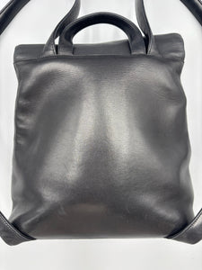 Chanel All leather Too handle Backpack