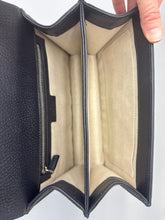 Load image into Gallery viewer, Gucci GG Supreme Monogram Textured Dollar Calfskin Web Small Ophidia Padlock Top Handle Bag Beige Ebony New Acero