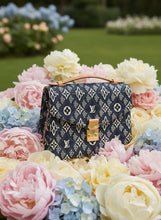 Load image into Gallery viewer, Louis Vuitton 1854 Blue Pochette Metis with strap