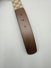 Load image into Gallery viewer, Gucci GG print marmont wide belt - size 80/32