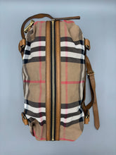 Load image into Gallery viewer, Burberry Nova Check Diaper / Carry on bag