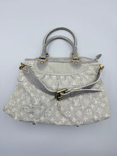 Load image into Gallery viewer, Louis Vuitton Neo Cabby Grey Denim MM bag with strap