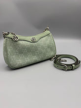 Load image into Gallery viewer, Gucci Green GG canvas Ophidia on chain crossbody