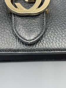 Gucci Interlocking black crossbody