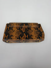 Load image into Gallery viewer, Vivienne Westwood Hazel Medium Shoulder Bag in embossed snake leather with matching wallet