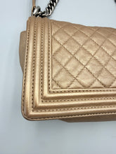 Load image into Gallery viewer, Chanel Old Medium Calfskin Bronze Le Boy bag on chain