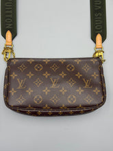 Load image into Gallery viewer, Louis Vuitton Multi Pochette khaki monogram with strap