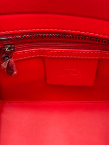 Christian Louboutin Mini Paloma Denim Embellished tote with strap
