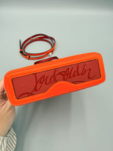 Load image into Gallery viewer, Christian Louboutin Neon Orange Mini Cabata tote with strap