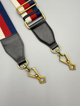Load image into Gallery viewer, Gucci Striped Guitar strap - adjustable