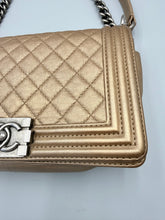 Load image into Gallery viewer, Chanel Old Medium Calfskin Bronze Le Boy bag on chain
