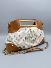 Load image into Gallery viewer, Louis Vuitton Judy MM Murakami multicolore shoulder bag with chain