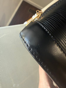 Louis Vuitton Blooming Alma BB limited edition black epi with strap
