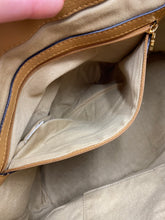 Load image into Gallery viewer, MCM Visetos Cognac logo tote with strap