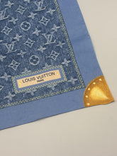 Load image into Gallery viewer, Louis Vuitton Bandana denim scarf - 100% cotton