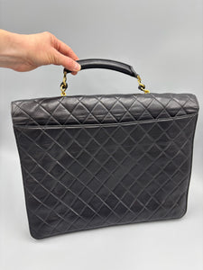 Chanel Lambskin Briefcase with strap