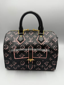 Louis Vuitton Speedy 25 Fall for You Banouliere black monogram with strap