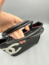 Load image into Gallery viewer, Chanel Cambon tote black with pink interior
